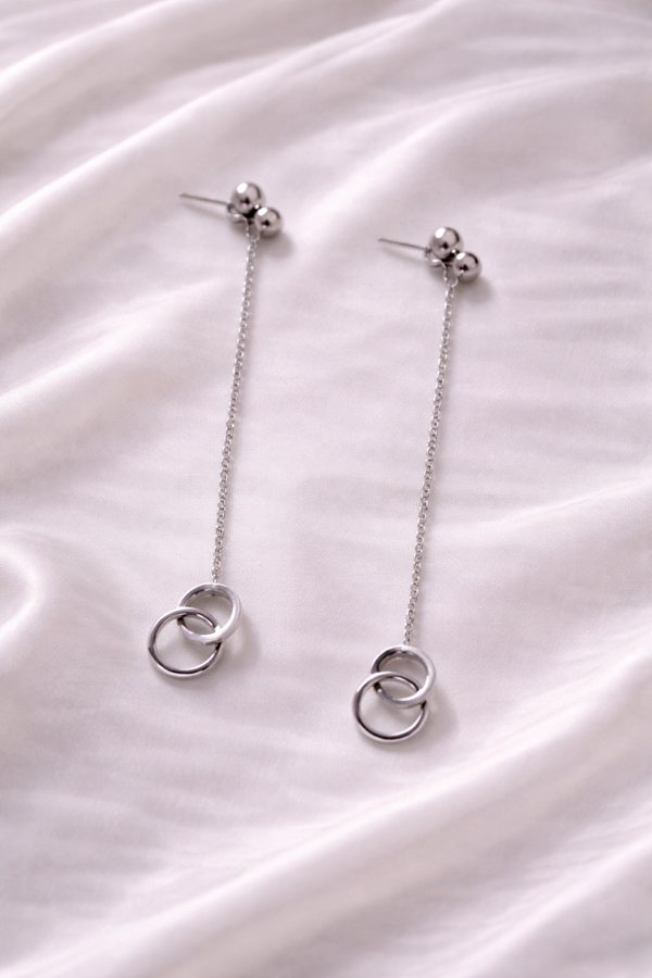 Boucles d'oreille acier inoxydable  Ref : ABO35 A