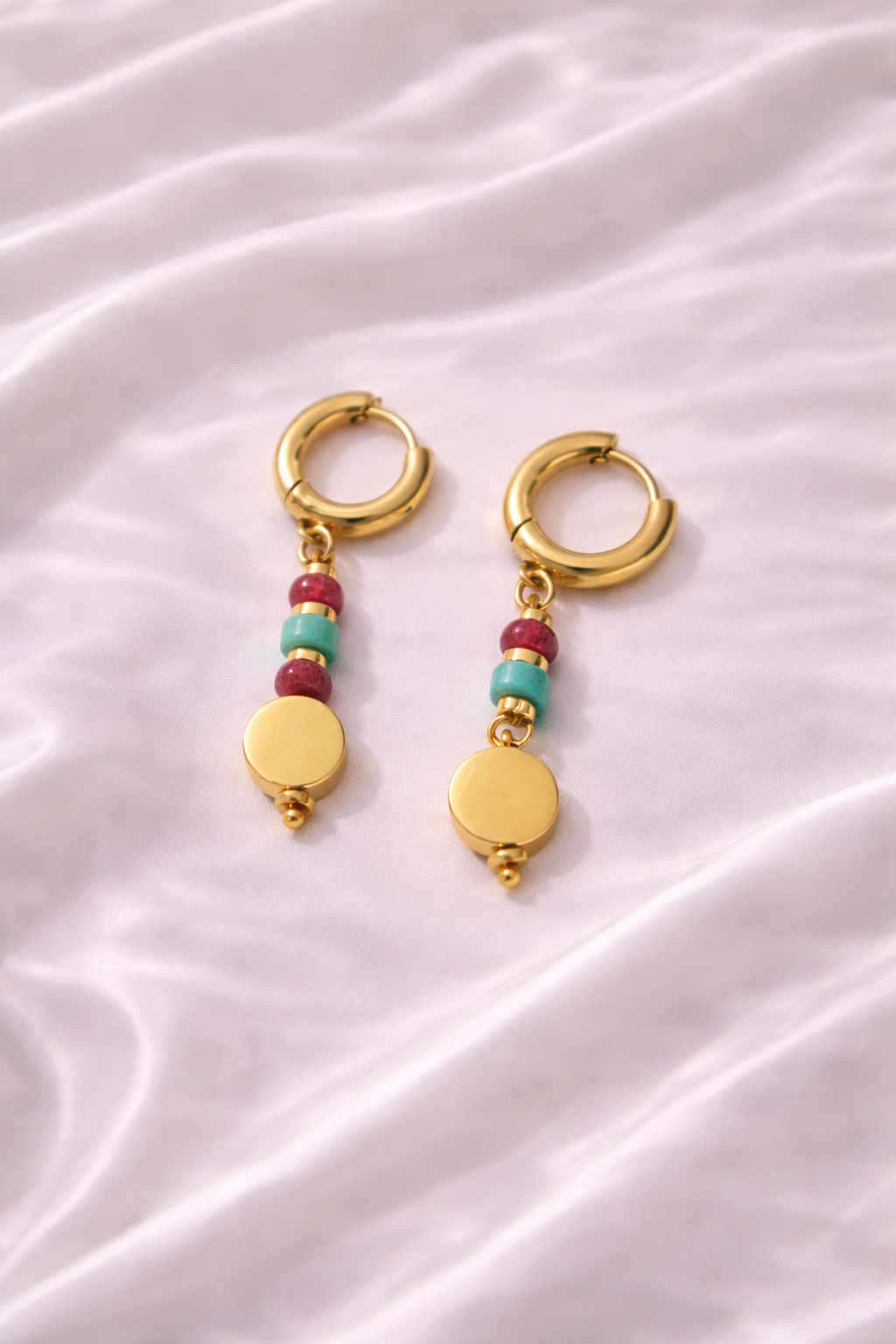 Boucles d'oreille acier inoxydable