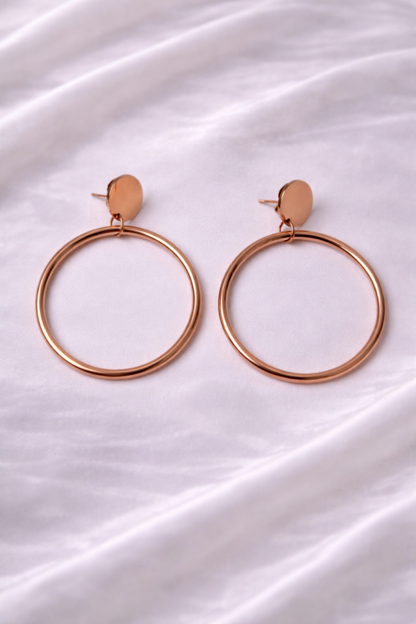 Boucles d'oreille acier inoxydable Ref :  ABO61