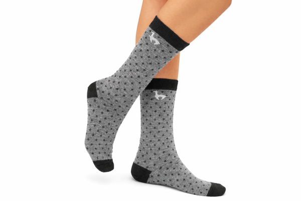 Premium Alpaka DOTTED SOCKEN aus Baby-Alpaka-Wolle-Mix