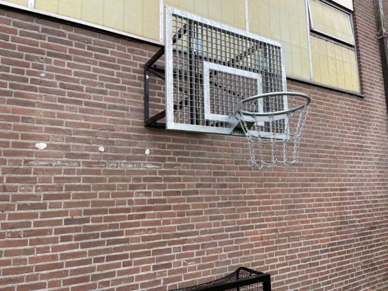 basket aan muur, basketring