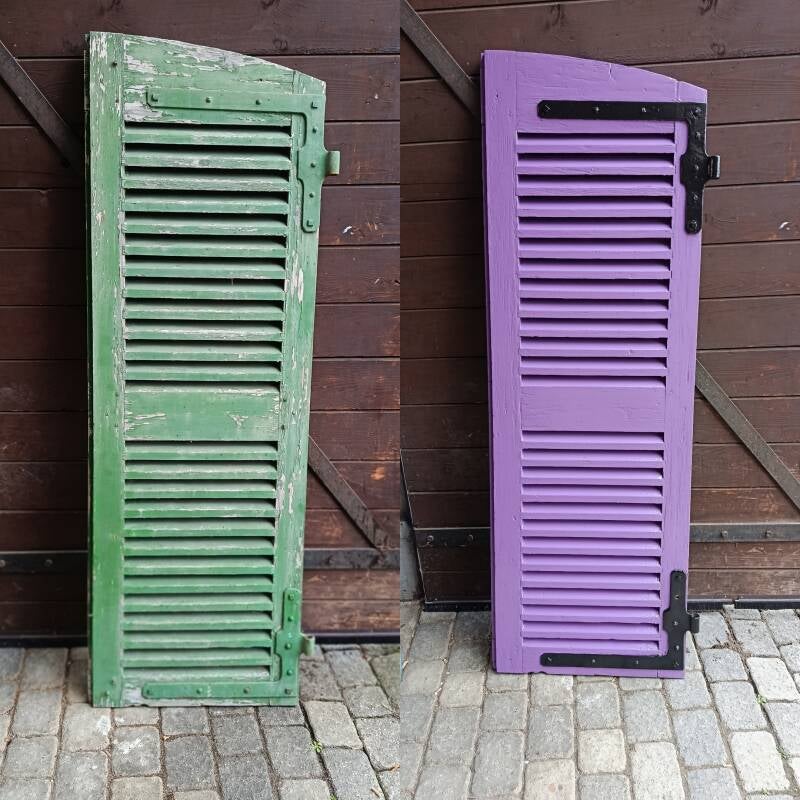 Rénovation en peinture de volets persiennes sur Saint Forgeux 