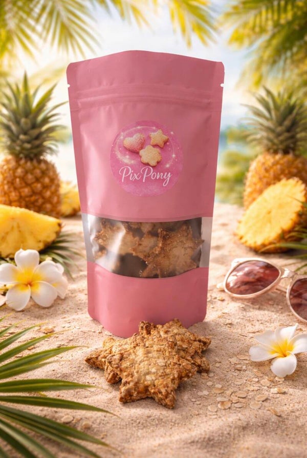 Friandises estivales à l'ananas 125 grammes
