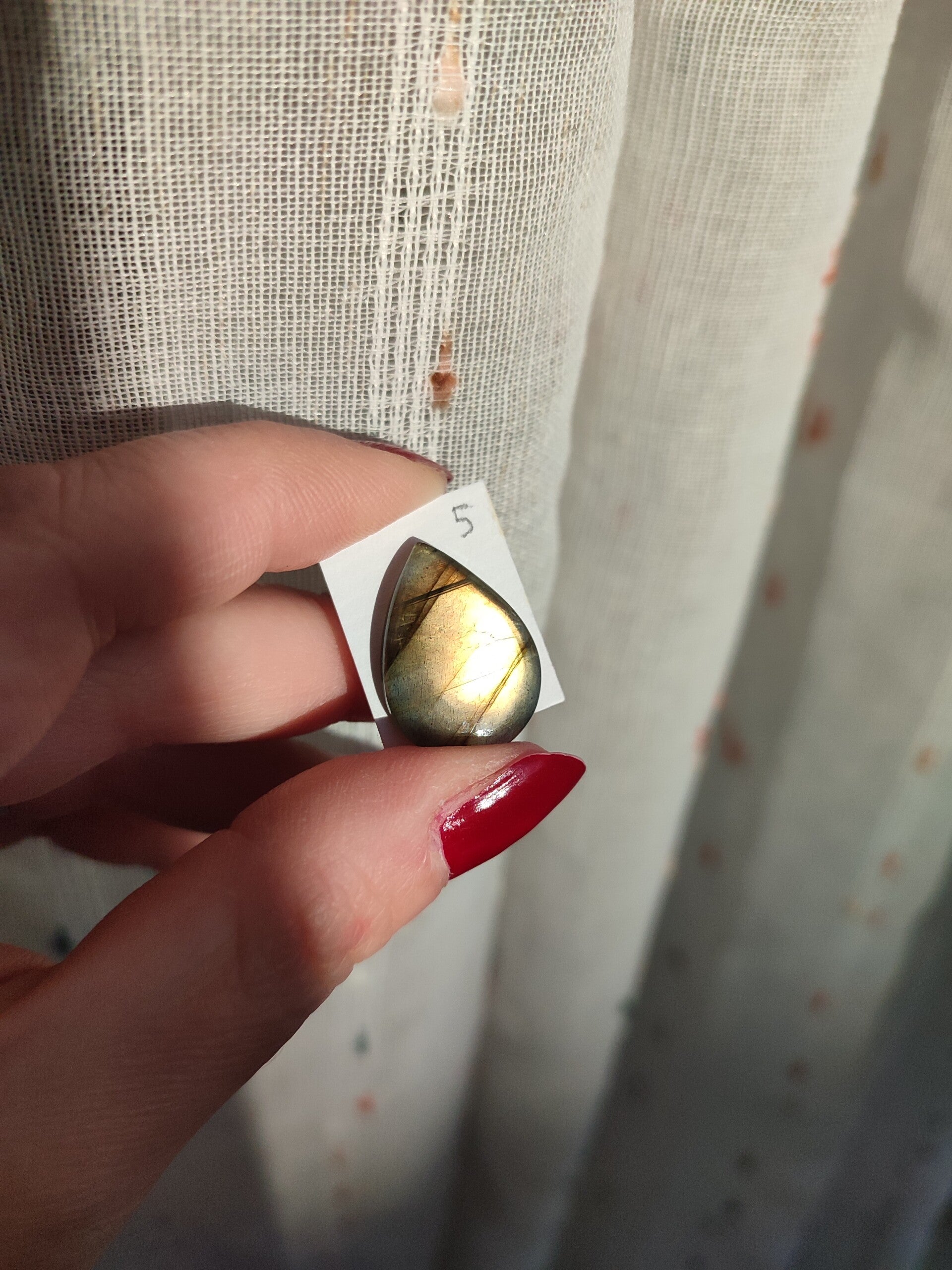 Diaspro rosso goccia