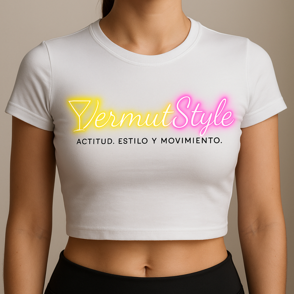 camiseta blanca corta VS