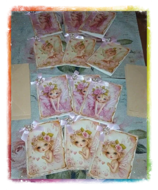 Cartes postale fées