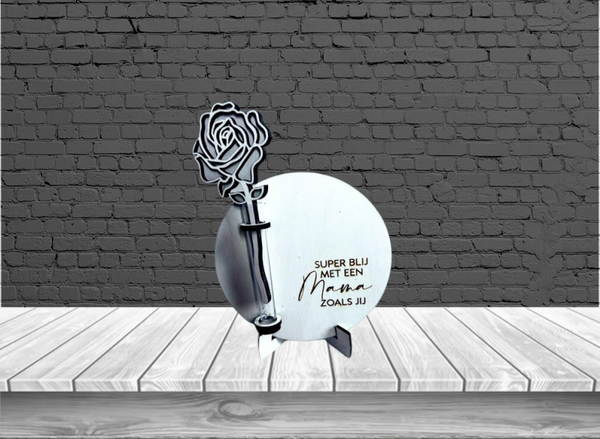 Bloemenvaasje mama
