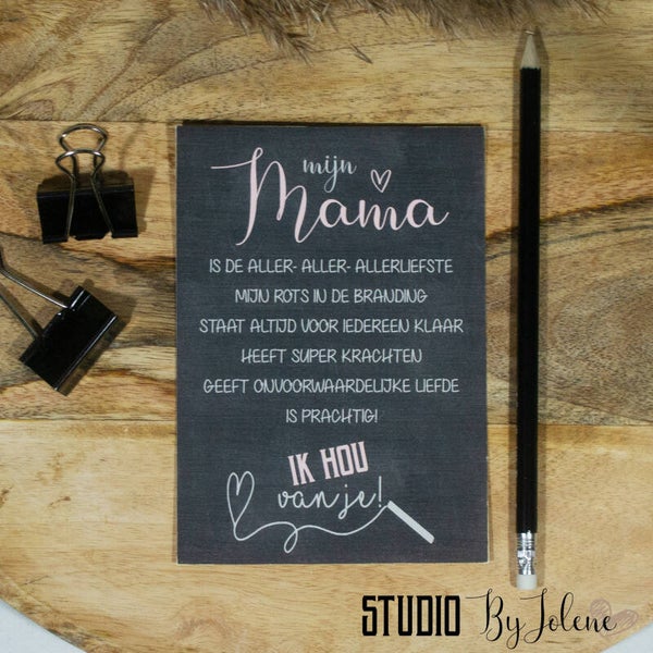 Kaart mijn mama