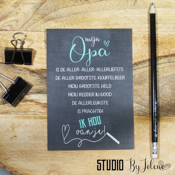 Kaart mijn opa
