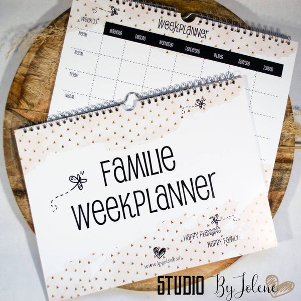 Family weekplanner happy planning