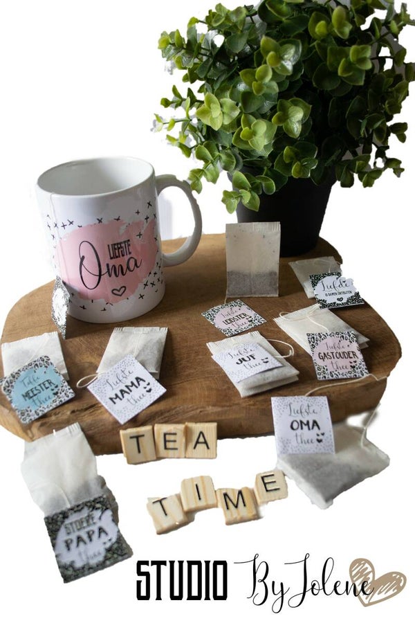 theezak etiketten || PRINTABLE
