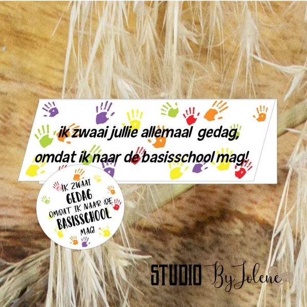 Afscheid peuterspeelzaal traktatie || PRINTABLE