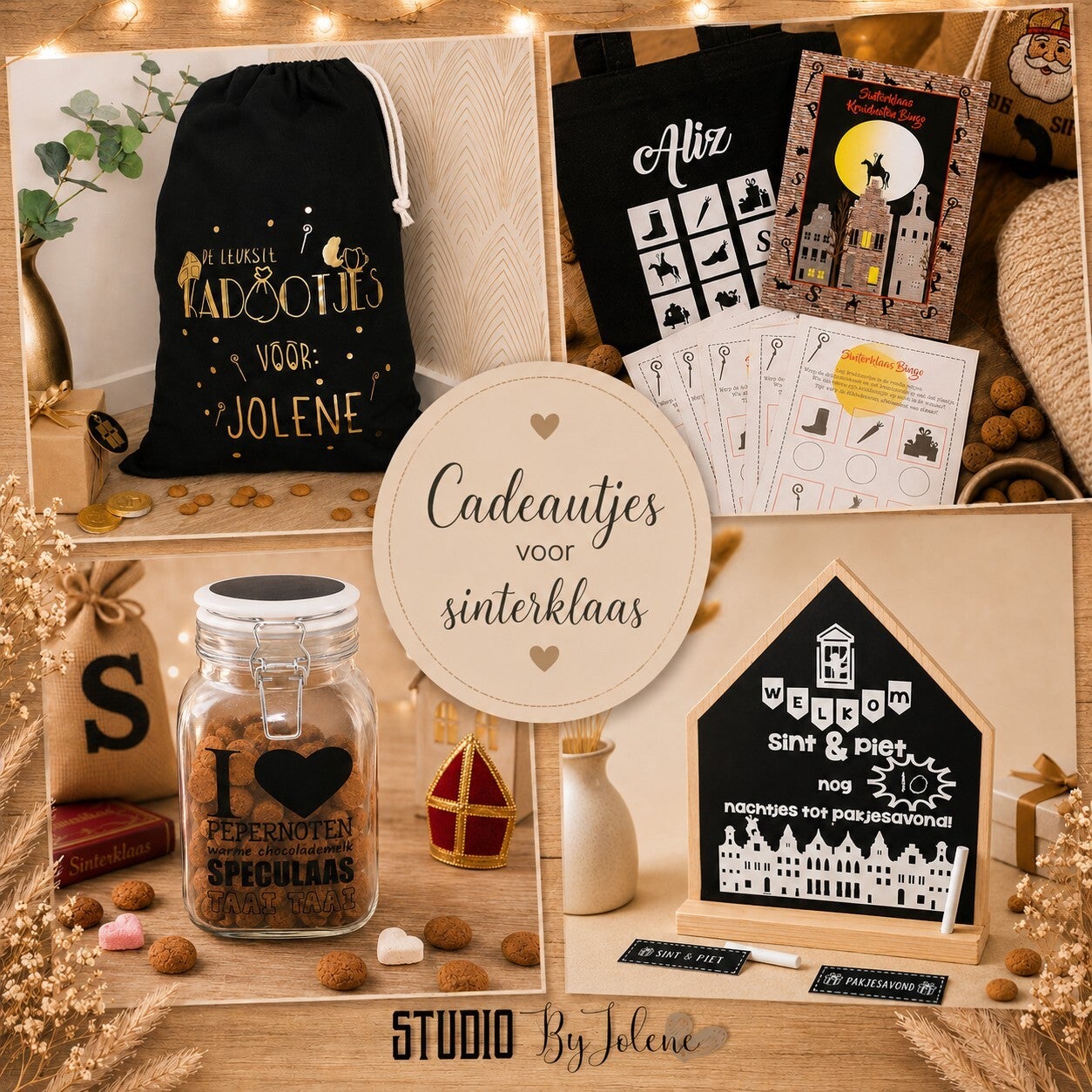 Gepersonalisserd sinterklaas decoratie