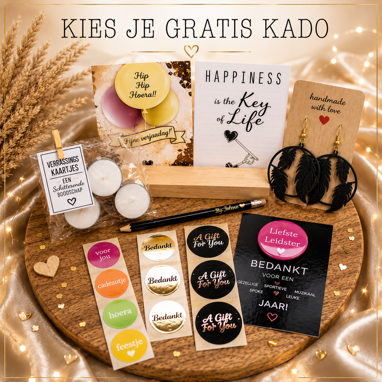 Kies jouw gratis kadootje