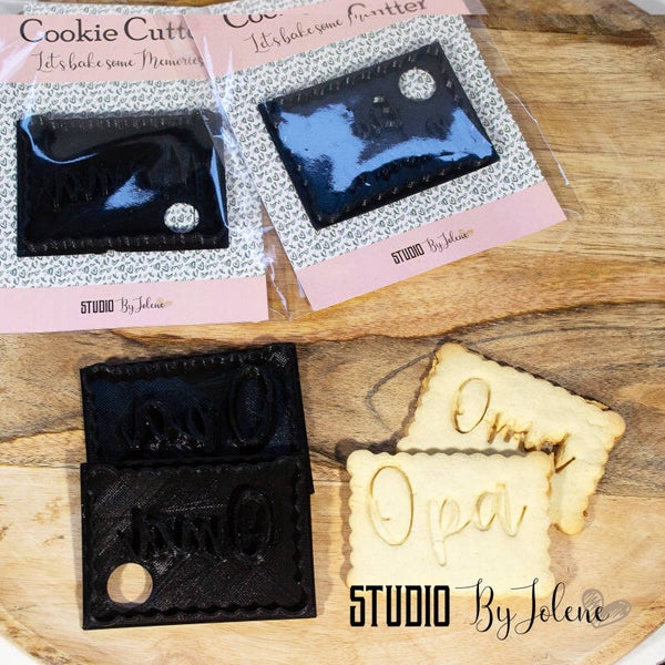 Cookie cutter opa & oma