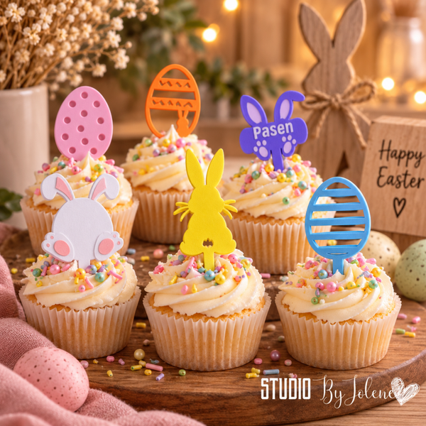 Cupcake toppers pasen