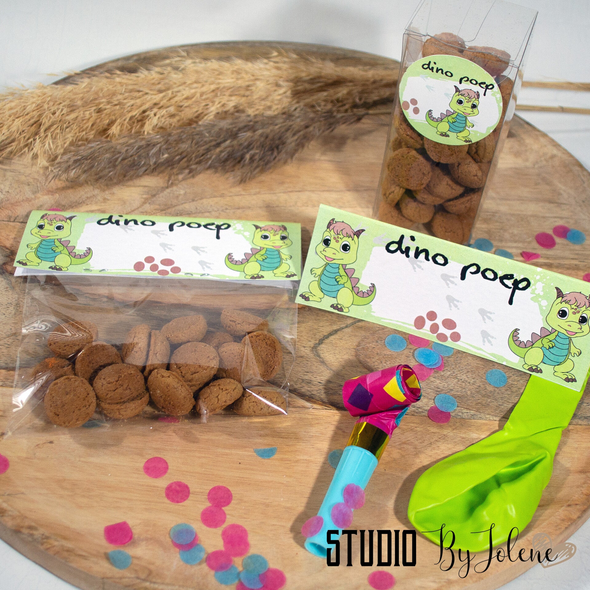 Dino poep traktatie || PRINTABLE