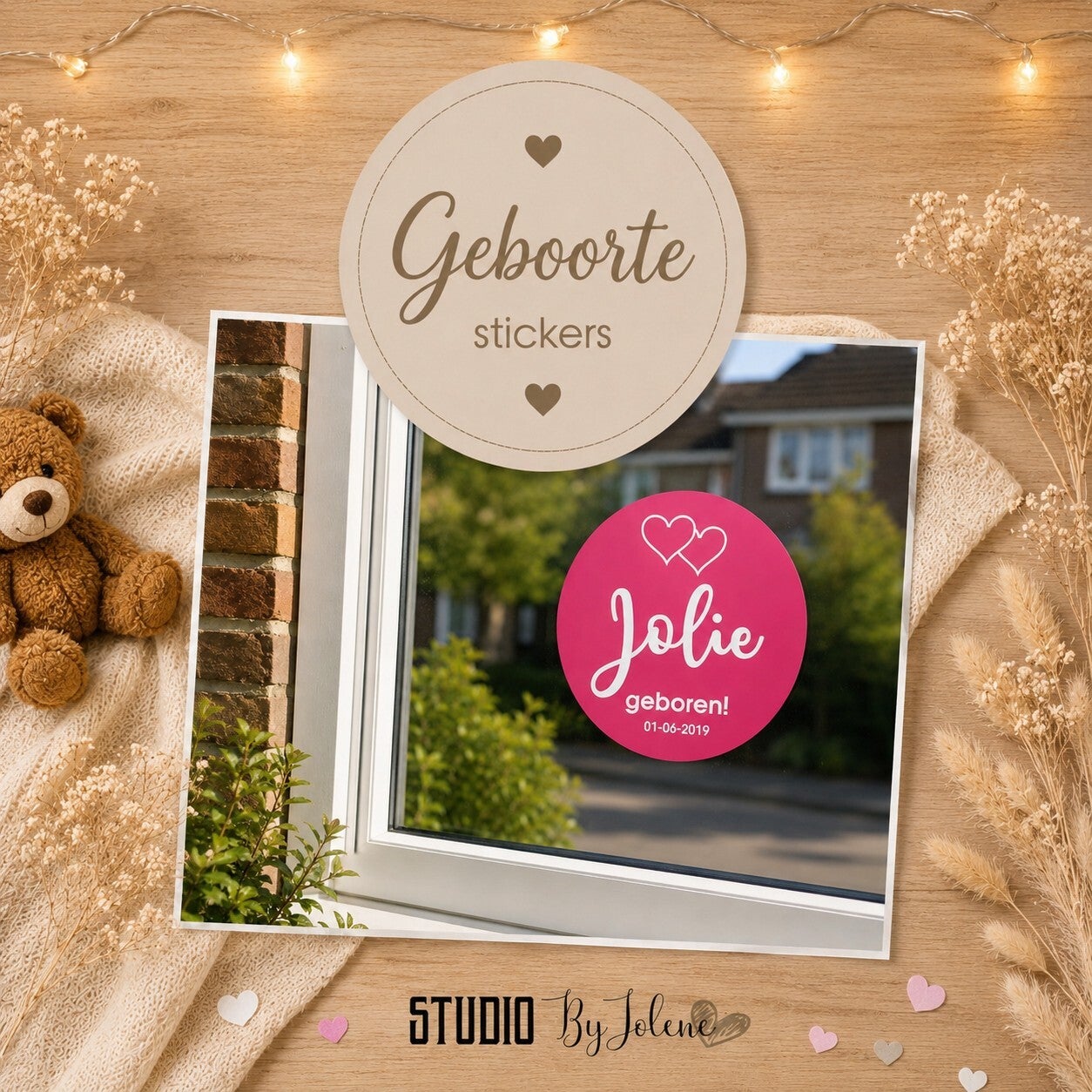 Geboorte stickers