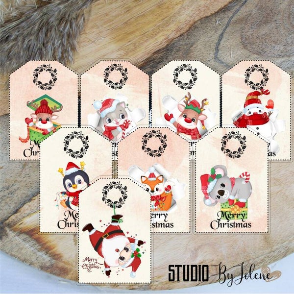 Cadeau geschenk kaartjes kerst || Printable