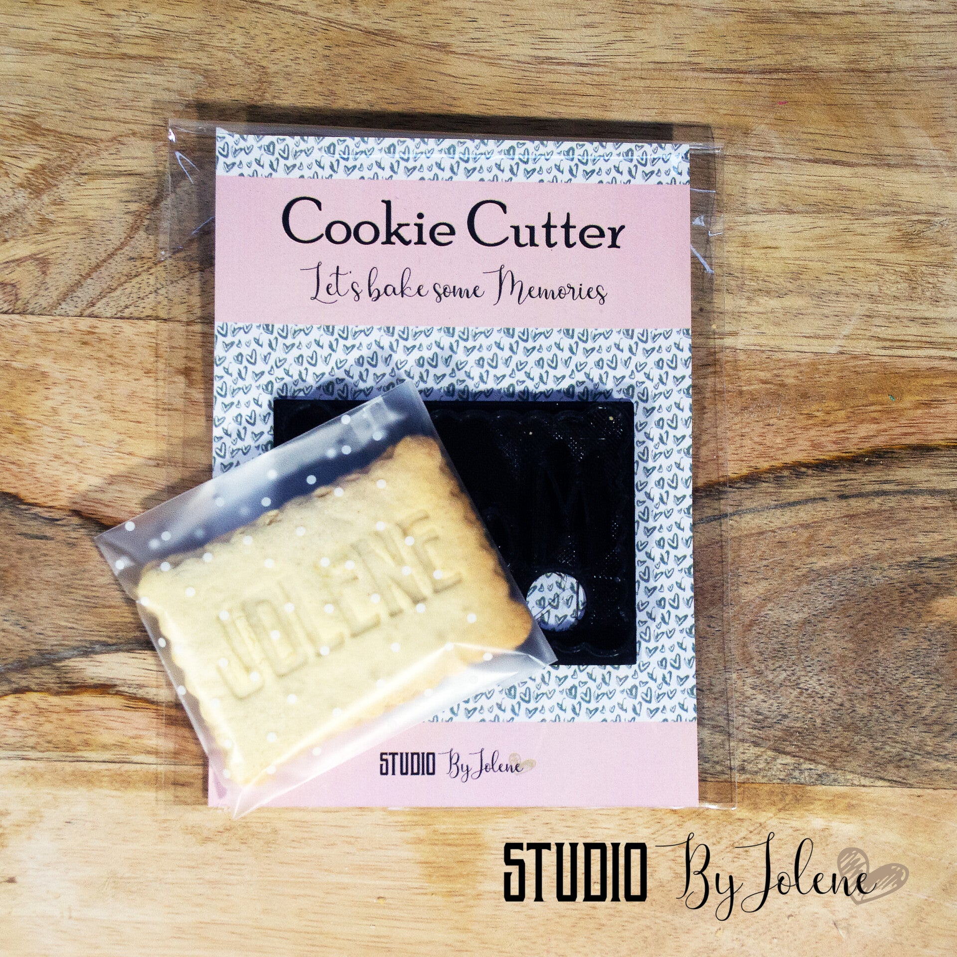 Cookie cutter met naam