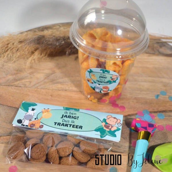 Traktatie kaartje jungle || PRINTABLE