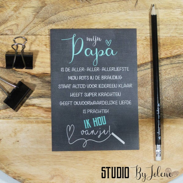 KAART || MIJN PAPA