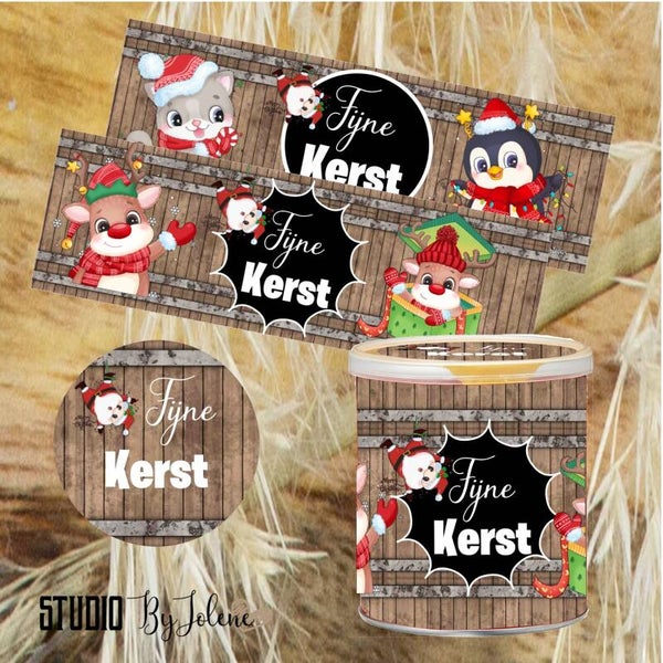 Pringles wikkel kerst || Printable