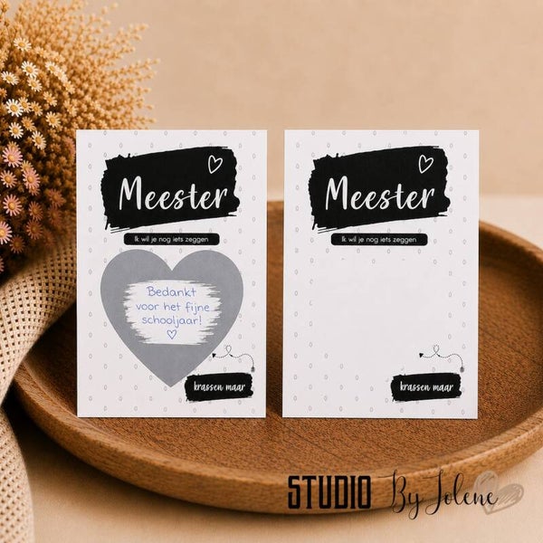 SCRATCH OFF - KRASKAART   || MEESTER