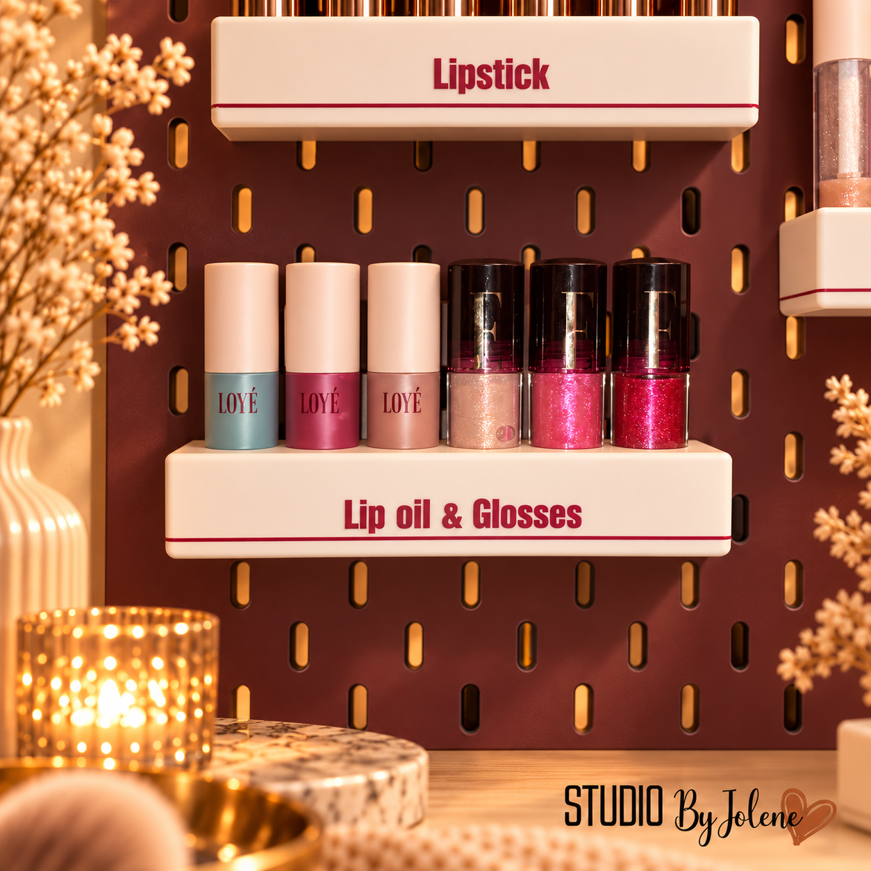 Lip Oil, Liphoria & Chunky Gloss Organizer voor IKEA SKÅDIS