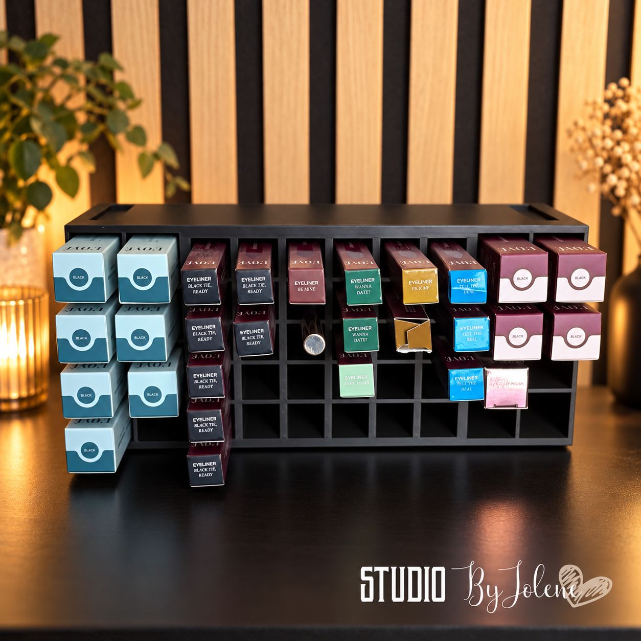 Make-up organizer || voorraad pickupliners & mascara's