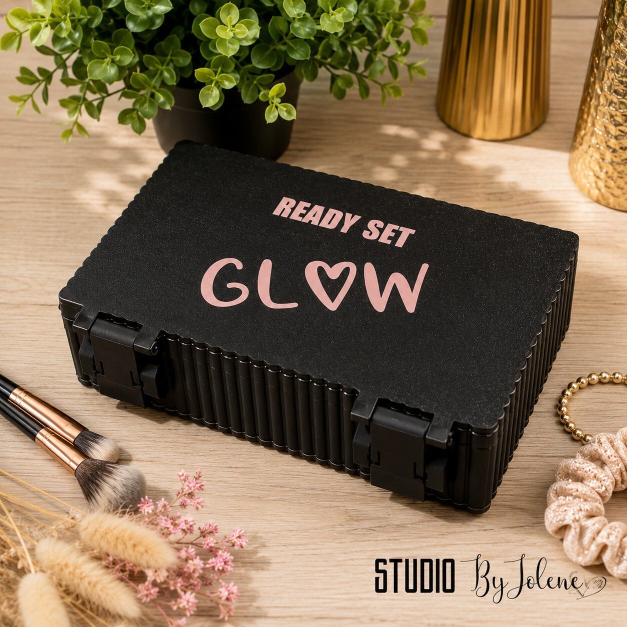 Make-up organizer/ reiskoffer || Ready set Glow