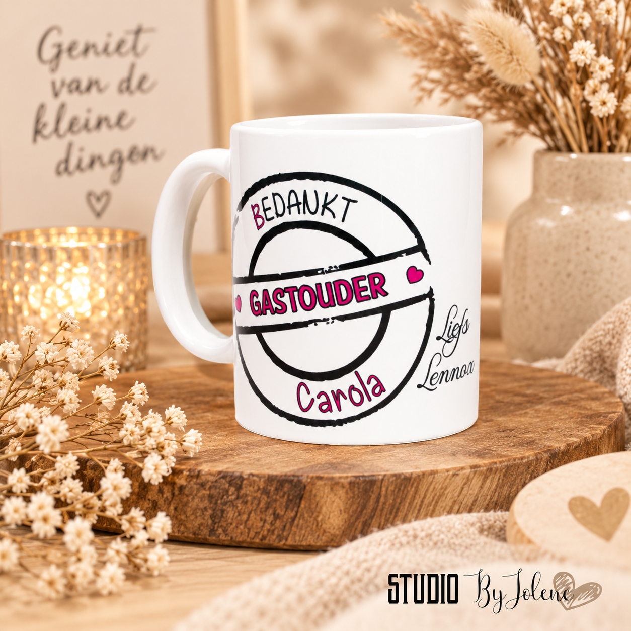 Gastouder mok met naam