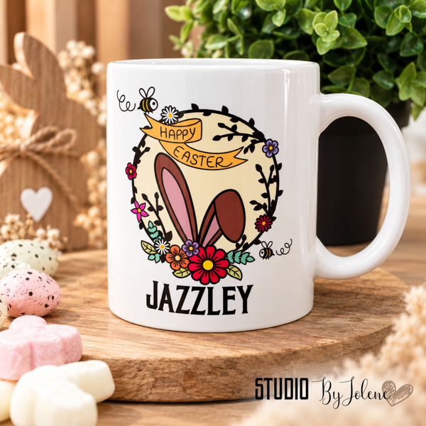 Gepersonaliseerde Paasmok – Happy Easter met naam