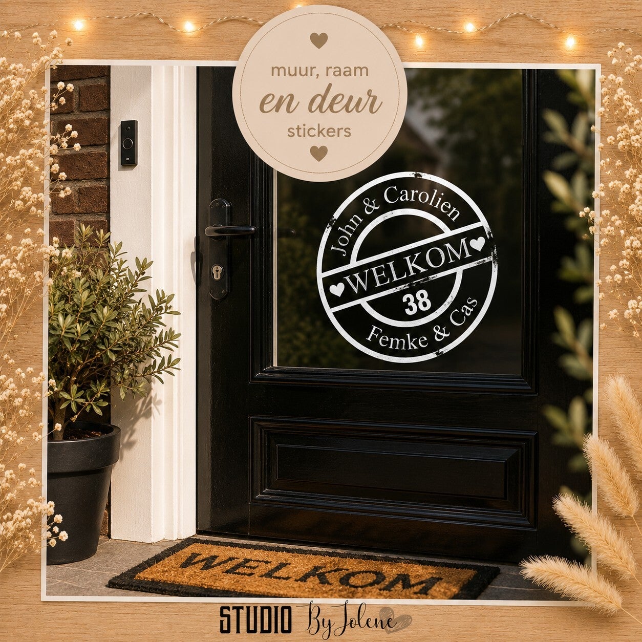 Deur en muurstickers