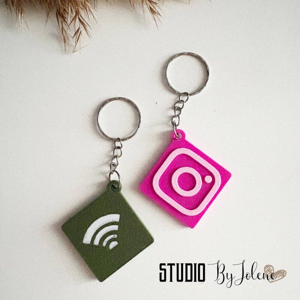 NFC sleutelhanger instagram