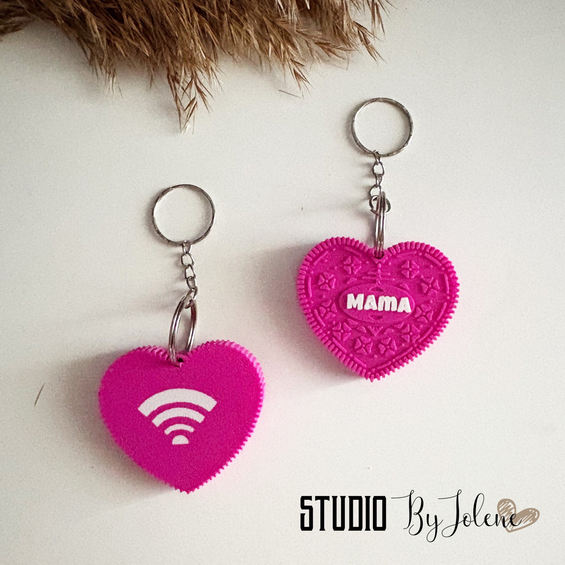NFC sleutelhanger hart