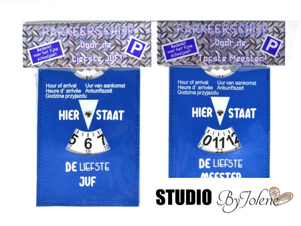 Parkeerkaart met naam