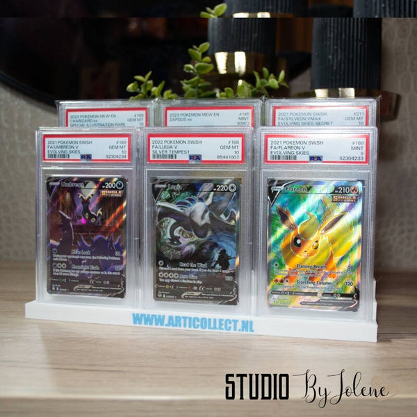 PSA graded card holder 9 cards