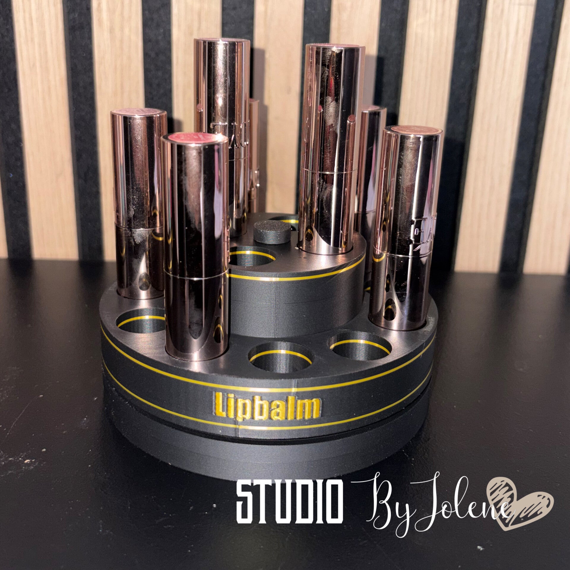 Roterende make-up organizer || 14 lipbalm