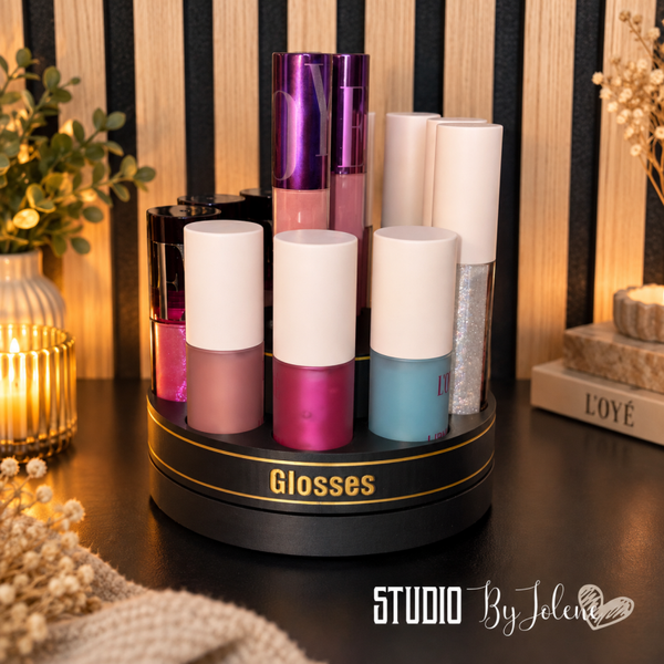 Roterend make-up organizer || glosses & oil