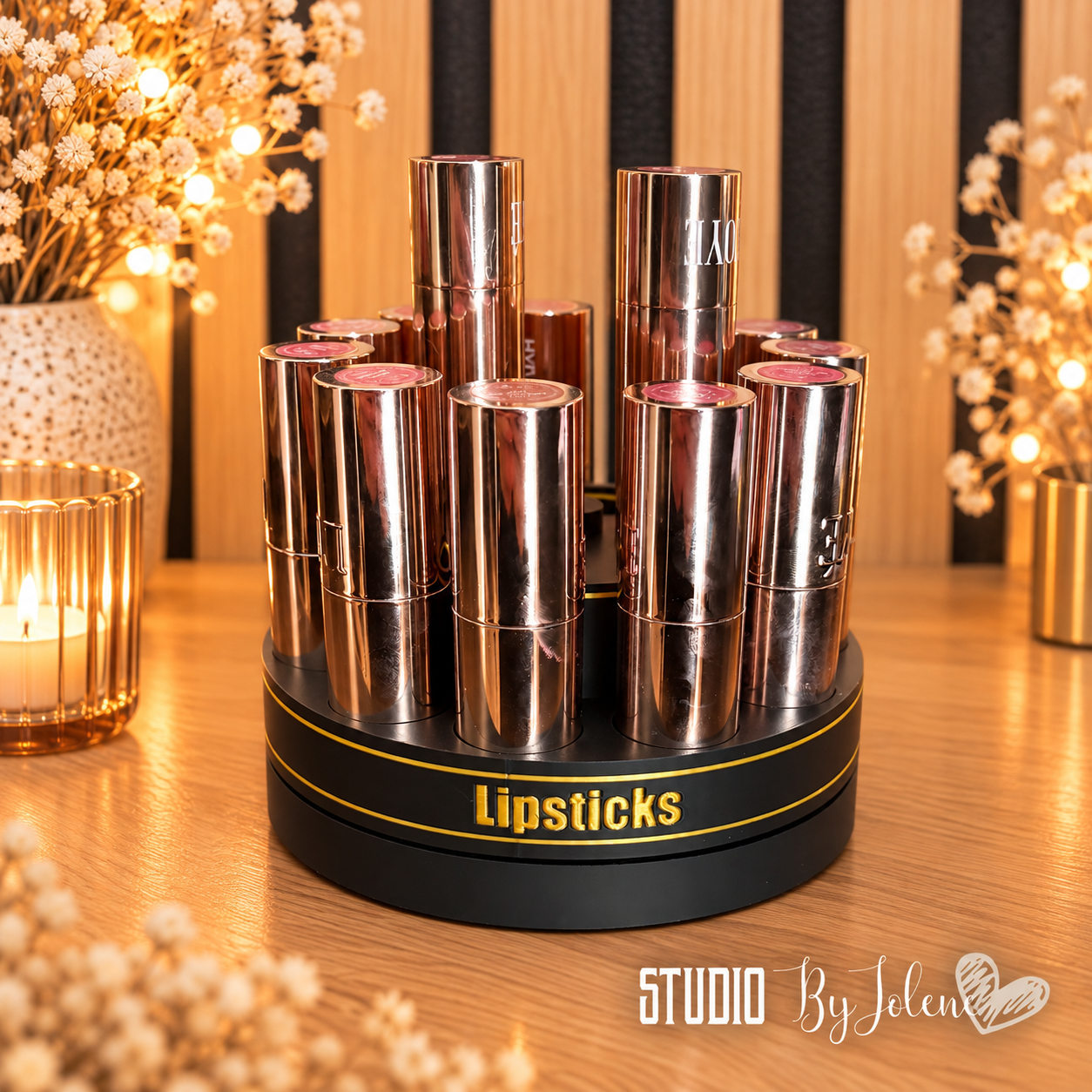 Roterende make-up organizer || 15 lipsticks