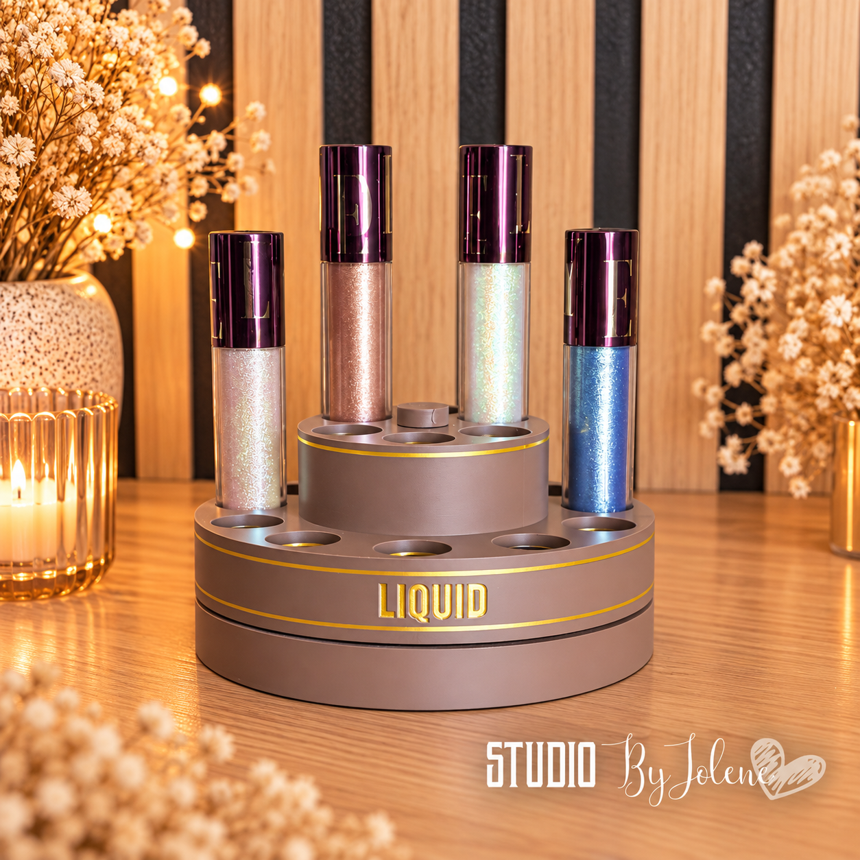 Roterende Make-up Organizer voor 17 L’OYÉ Liquid Eyeshadows