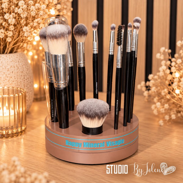 Roterende Brush Organizer – geschikt voor Mineralissima