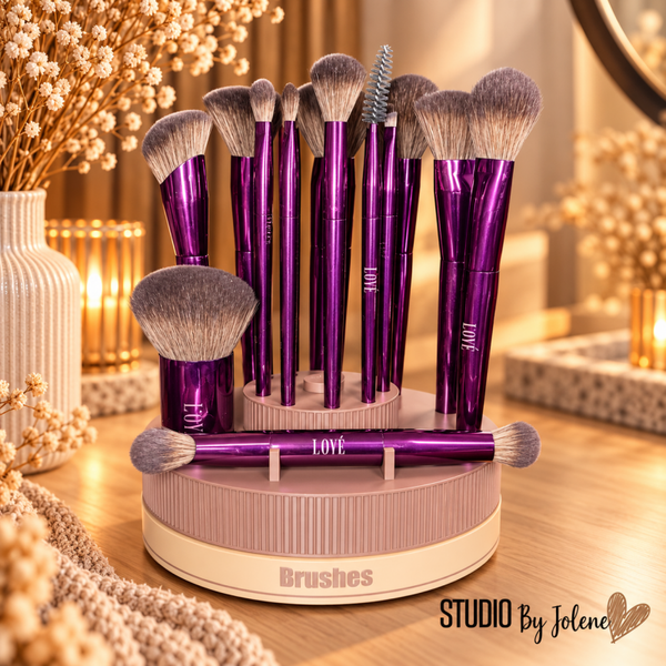 Roterende brushes organizer || Japandi