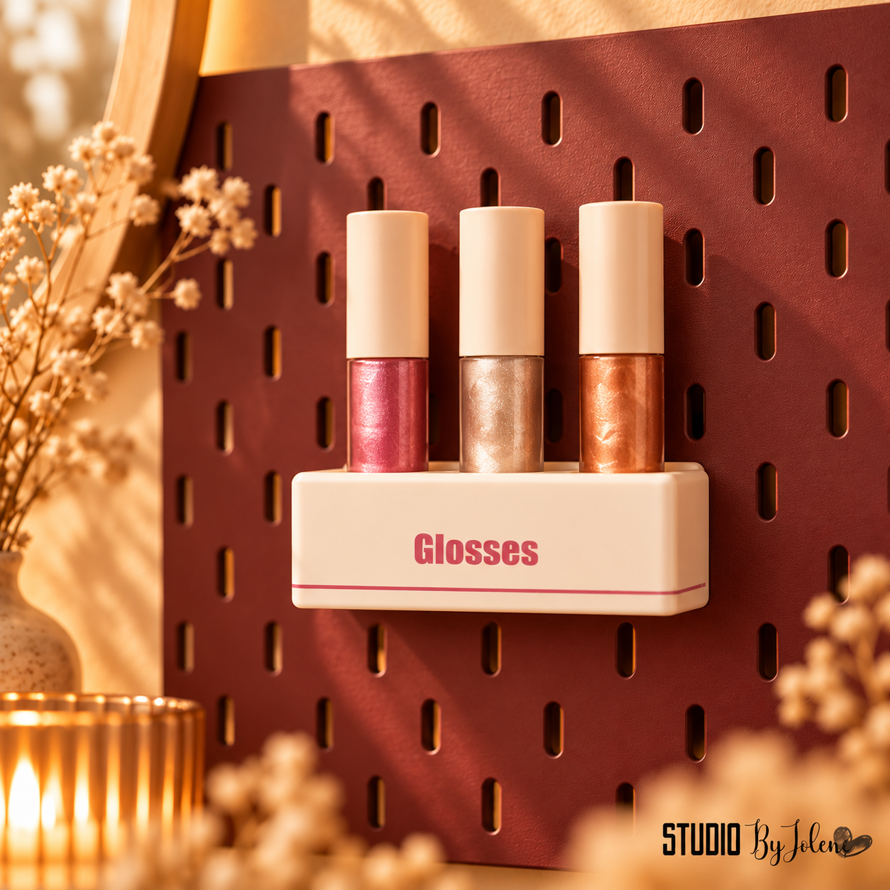 Stellar Drip Gloss Organizer – 4 stuks ikea skadis