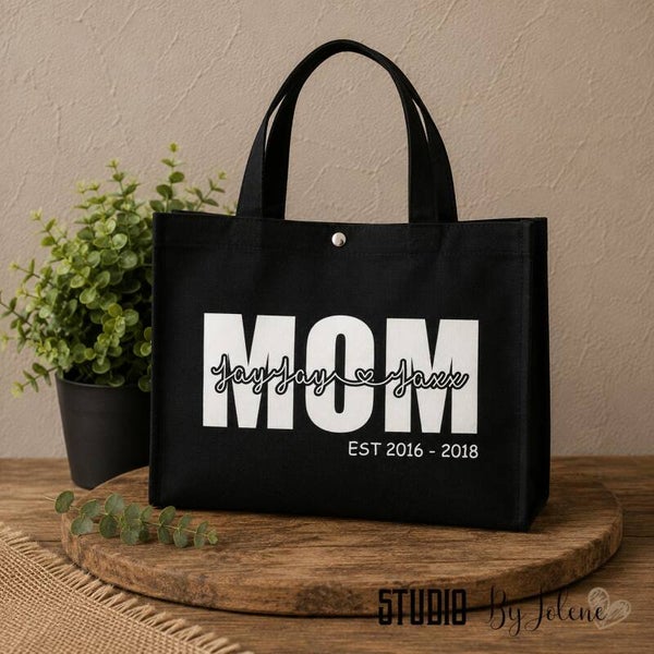 Mom tas met namen