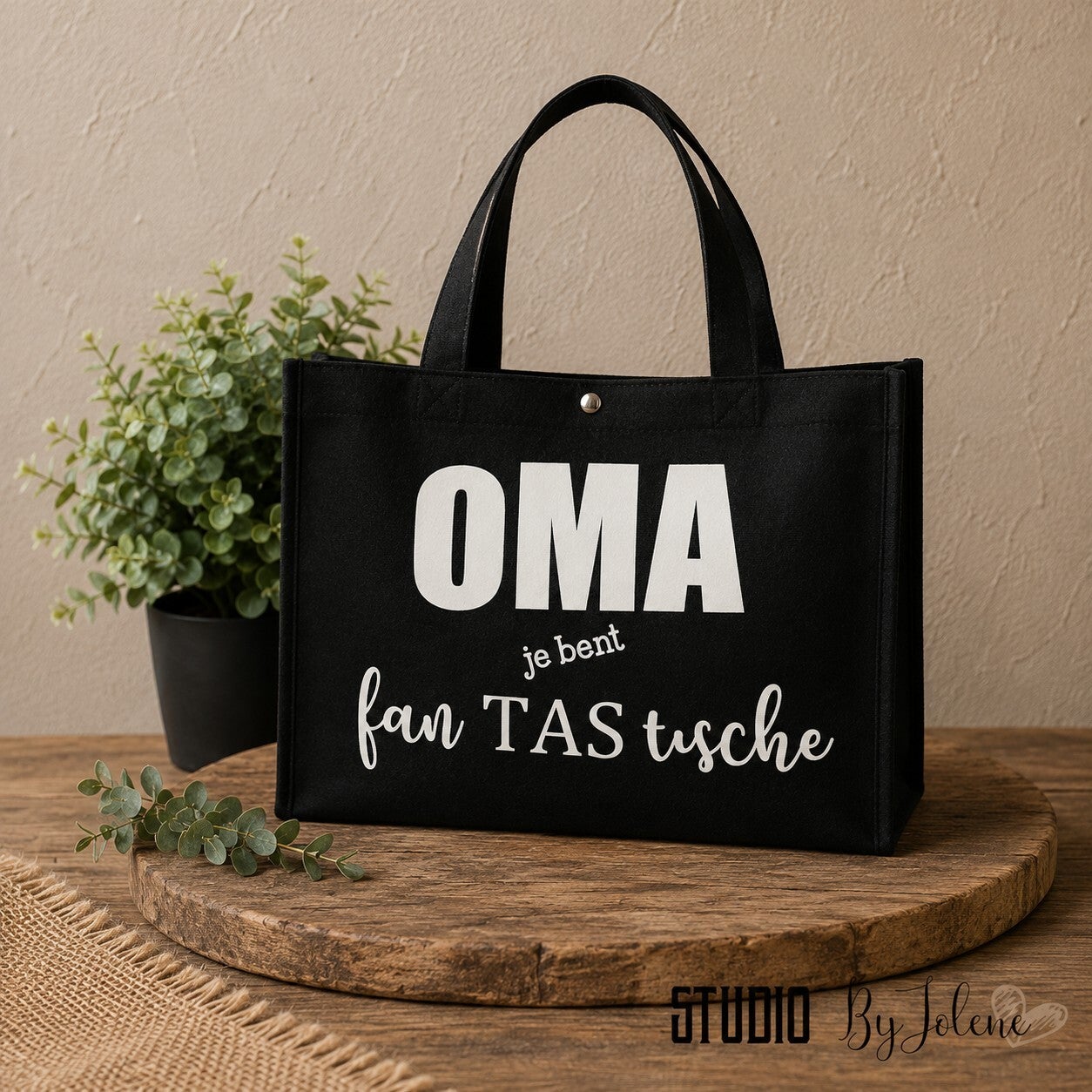 Fantastische oma tas || vilt