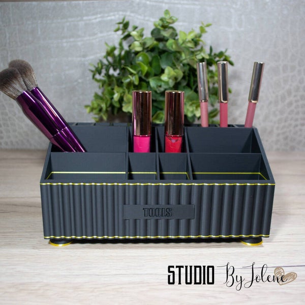 Luxe Make-up Tool Organizer ribbel