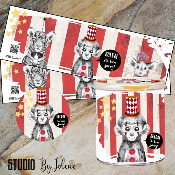 Pringles wikkel circus || PRINTABLE