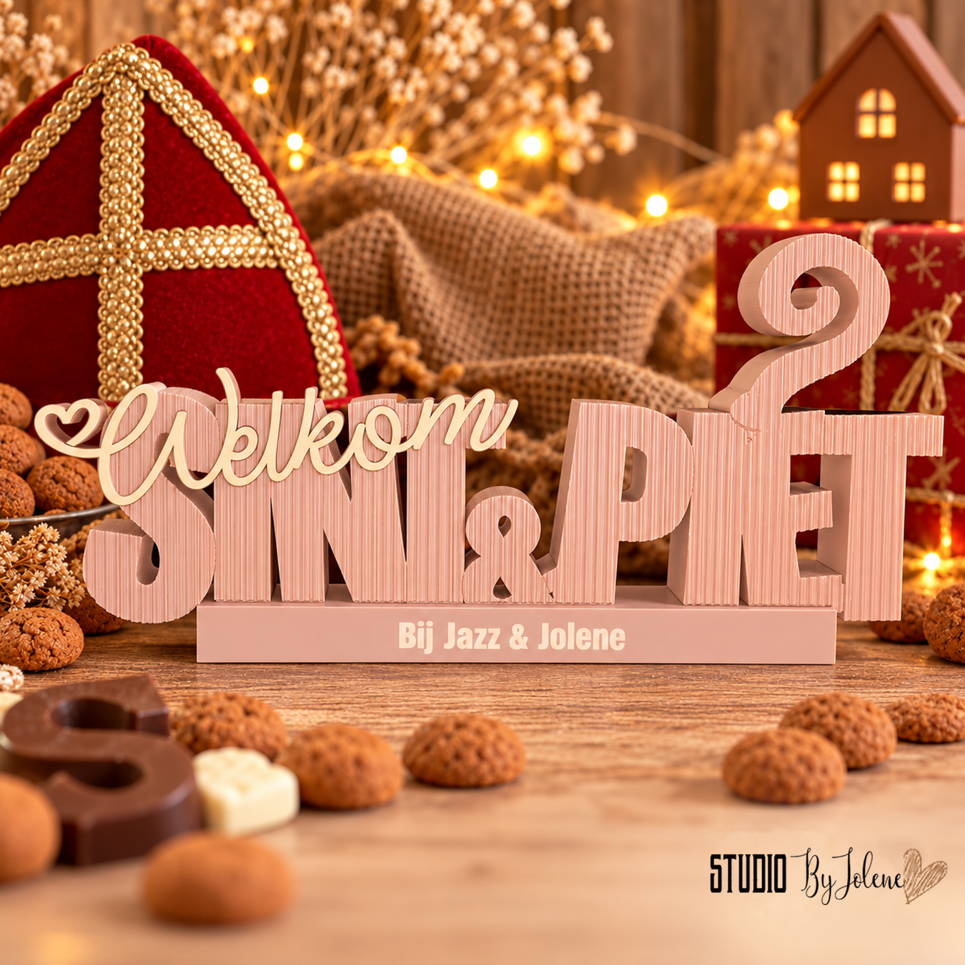 Welkom Sint & Piet – Gepersonaliseerde Sinterklaasdecoratie